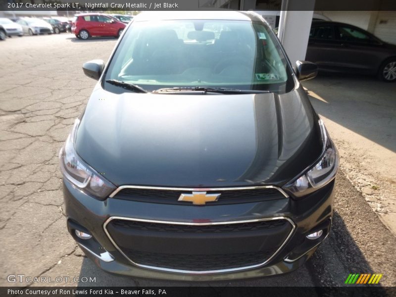 Nightfall Gray Metallic / Jet Black 2017 Chevrolet Spark LT