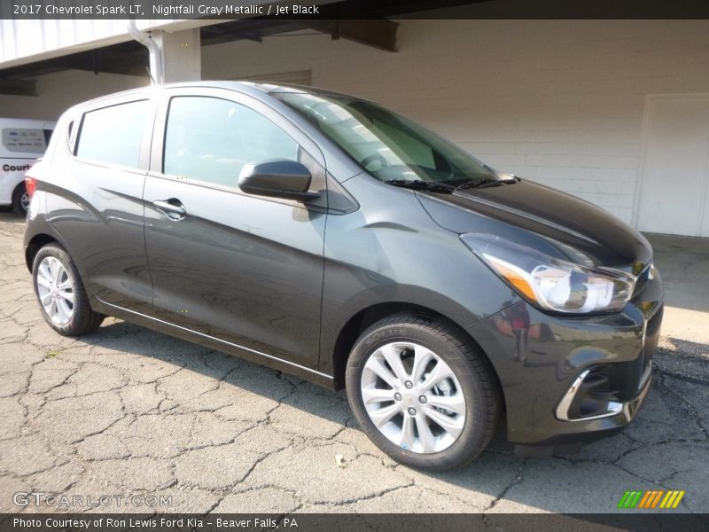 Nightfall Gray Metallic / Jet Black 2017 Chevrolet Spark LT
