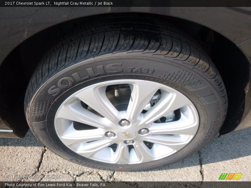 Nightfall Gray Metallic / Jet Black 2017 Chevrolet Spark LT