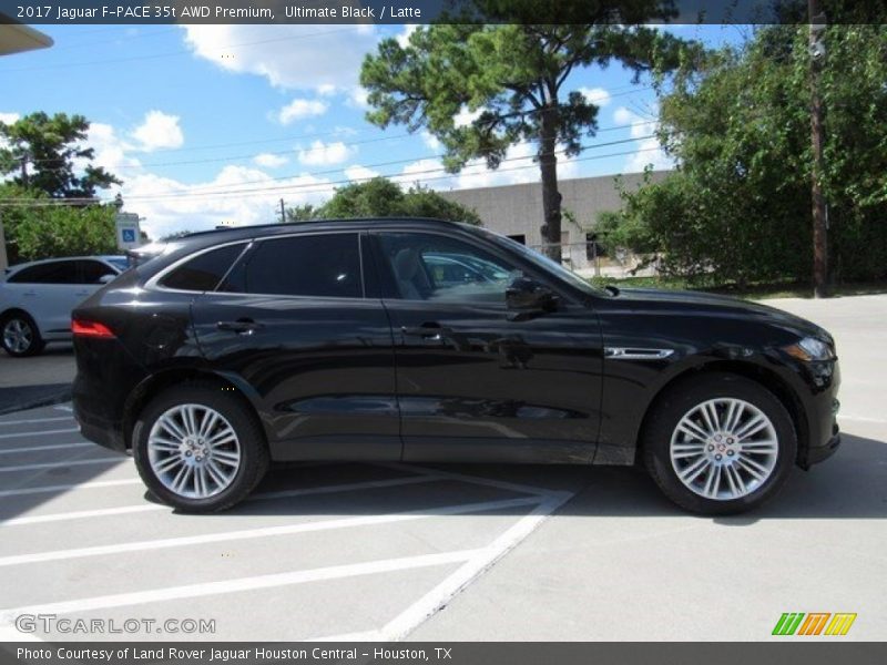 Ultimate Black / Latte 2017 Jaguar F-PACE 35t AWD Premium