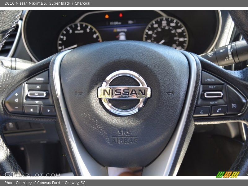Super Black / Charcoal 2016 Nissan Maxima S