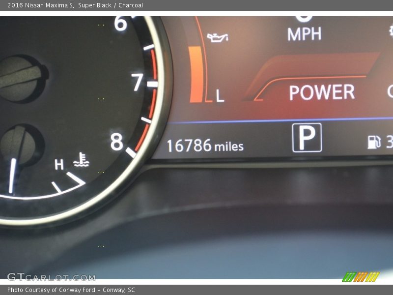 Super Black / Charcoal 2016 Nissan Maxima S