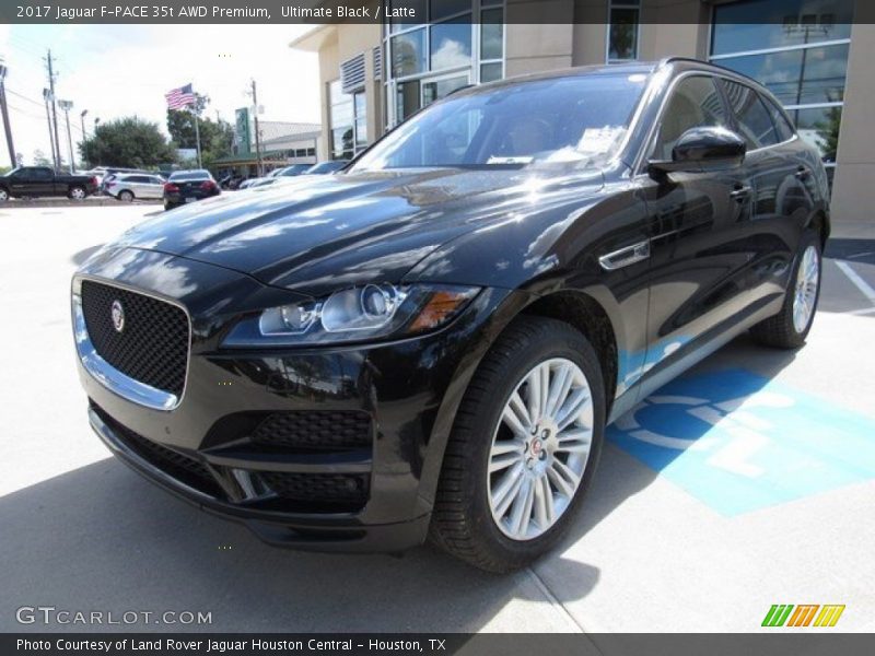 Ultimate Black / Latte 2017 Jaguar F-PACE 35t AWD Premium