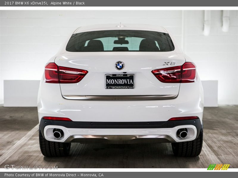 Alpine White / Black 2017 BMW X6 xDrive35i