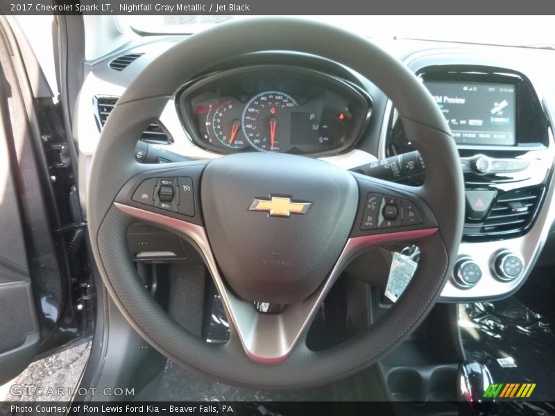 Nightfall Gray Metallic / Jet Black 2017 Chevrolet Spark LT