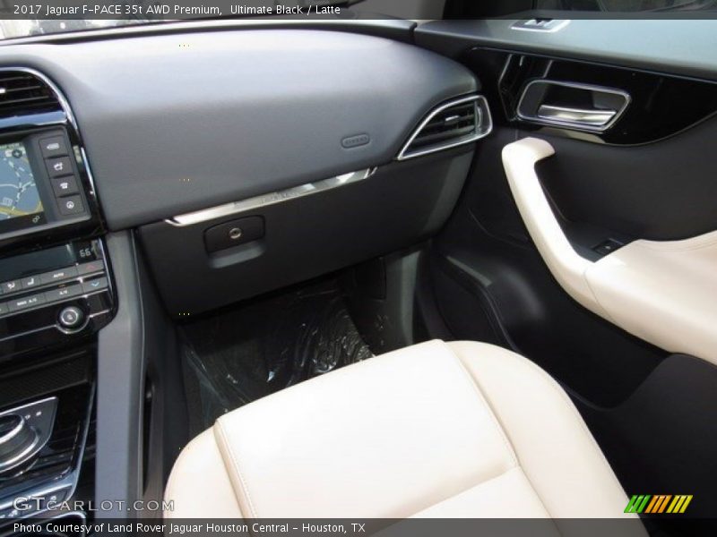 Ultimate Black / Latte 2017 Jaguar F-PACE 35t AWD Premium
