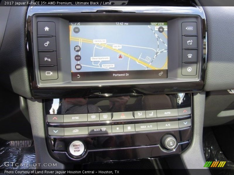 Ultimate Black / Latte 2017 Jaguar F-PACE 35t AWD Premium