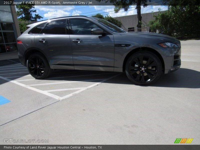 Ammonite Grey / Jet 2017 Jaguar F-PACE 35t AWD R-Sport