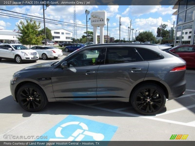 Ammonite Grey / Jet 2017 Jaguar F-PACE 35t AWD R-Sport