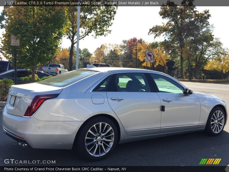 Radiant Silver Metallic / Jet Black 2017 Cadillac CT6 3.0 Turbo Premium Luxury AWD Sedan
