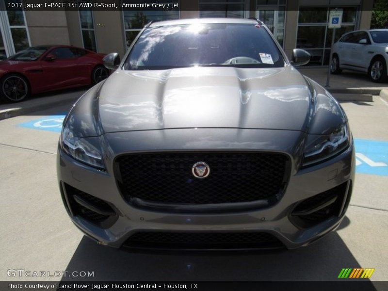 Ammonite Grey / Jet 2017 Jaguar F-PACE 35t AWD R-Sport