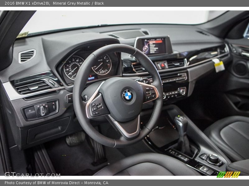 Mineral Grey Metallic / Black 2016 BMW X1 xDrive28i