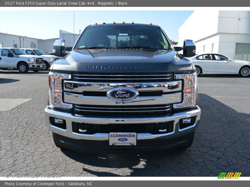 Magnetic / Black 2017 Ford F350 Super Duty Lariat Crew Cab 4x4