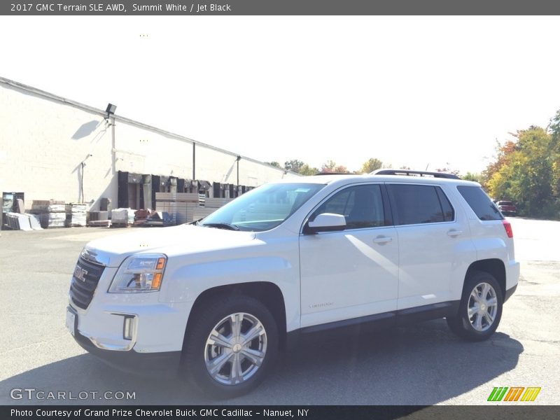 Summit White / Jet Black 2017 GMC Terrain SLE AWD