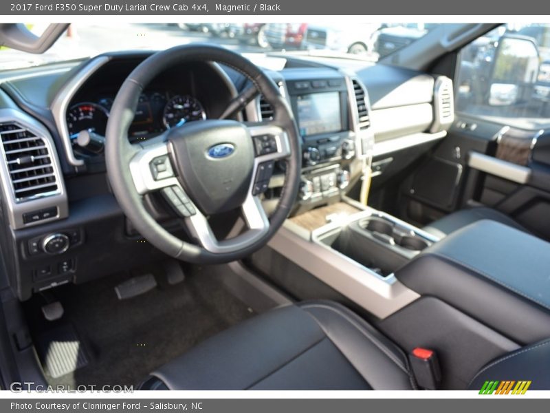 Magnetic / Black 2017 Ford F350 Super Duty Lariat Crew Cab 4x4