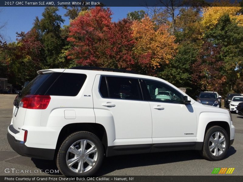Summit White / Jet Black 2017 GMC Terrain SLE AWD