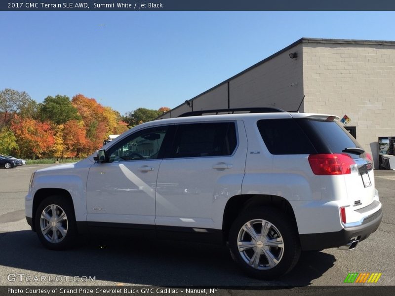 Summit White / Jet Black 2017 GMC Terrain SLE AWD