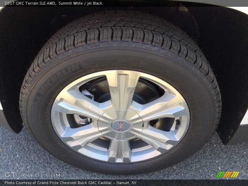 Summit White / Jet Black 2017 GMC Terrain SLE AWD
