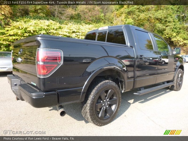 Tuxedo Black Metallic / FX Sport Appearance Black/Red 2013 Ford F150 FX4 SuperCrew 4x4