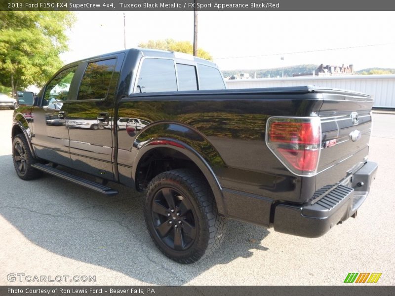Tuxedo Black Metallic / FX Sport Appearance Black/Red 2013 Ford F150 FX4 SuperCrew 4x4