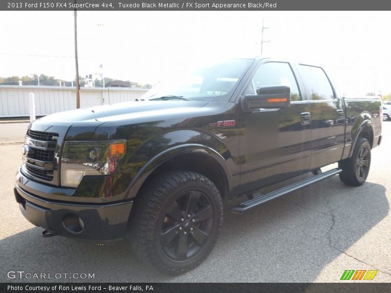 Tuxedo Black Metallic / FX Sport Appearance Black/Red 2013 Ford F150 FX4 SuperCrew 4x4