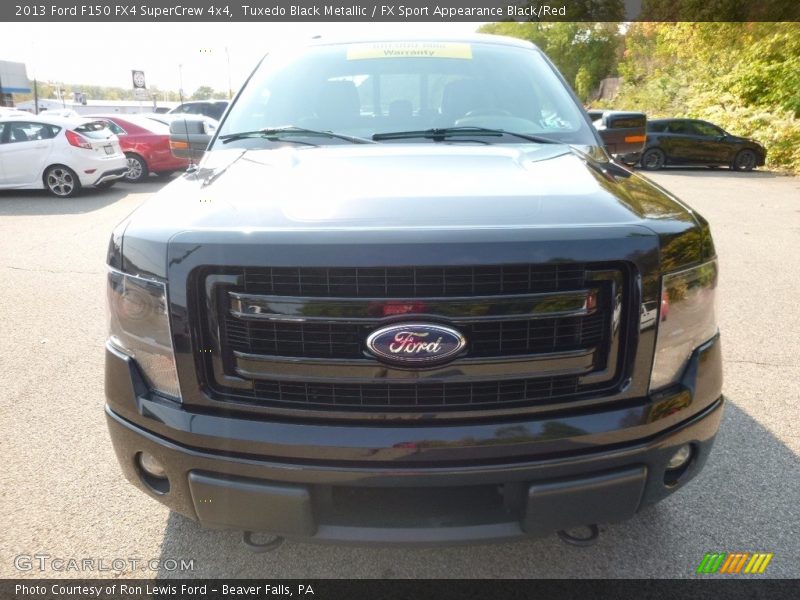Tuxedo Black Metallic / FX Sport Appearance Black/Red 2013 Ford F150 FX4 SuperCrew 4x4