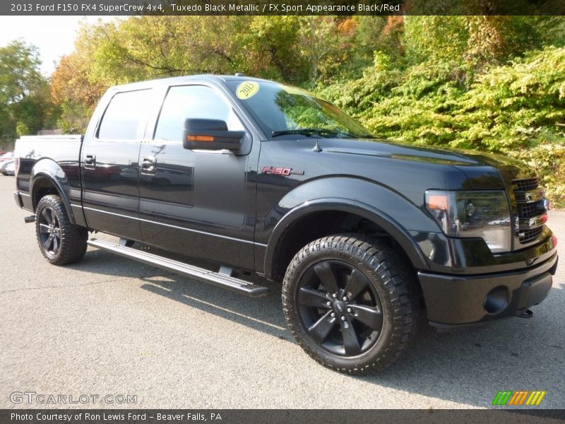 Tuxedo Black Metallic / FX Sport Appearance Black/Red 2013 Ford F150 FX4 SuperCrew 4x4