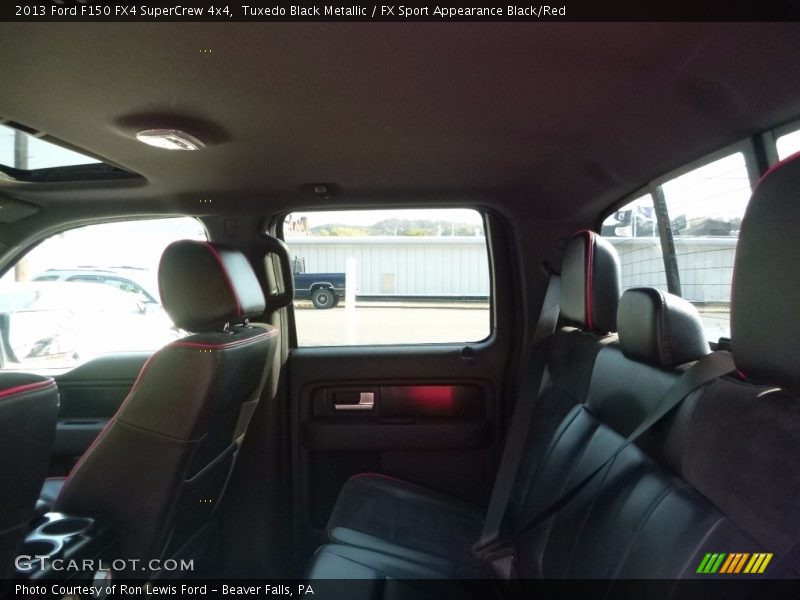 Tuxedo Black Metallic / FX Sport Appearance Black/Red 2013 Ford F150 FX4 SuperCrew 4x4