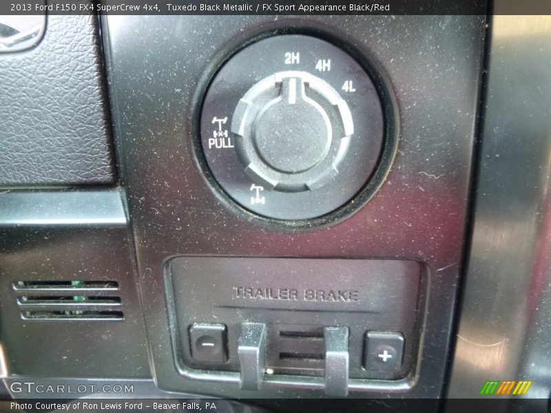 Tuxedo Black Metallic / FX Sport Appearance Black/Red 2013 Ford F150 FX4 SuperCrew 4x4