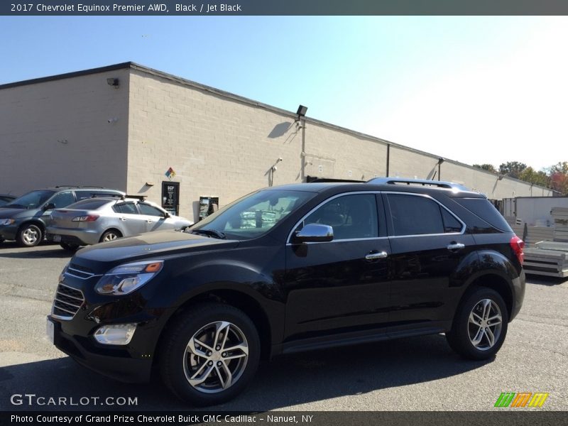 Black / Jet Black 2017 Chevrolet Equinox Premier AWD