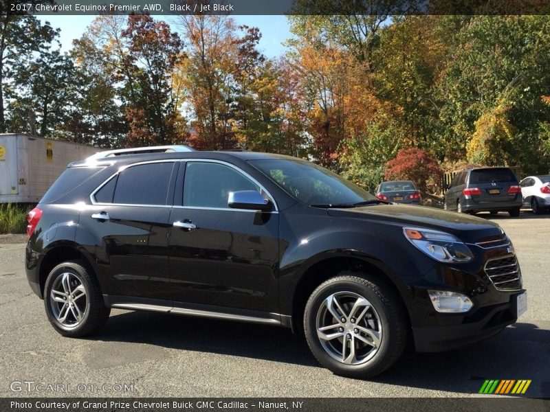 Black / Jet Black 2017 Chevrolet Equinox Premier AWD