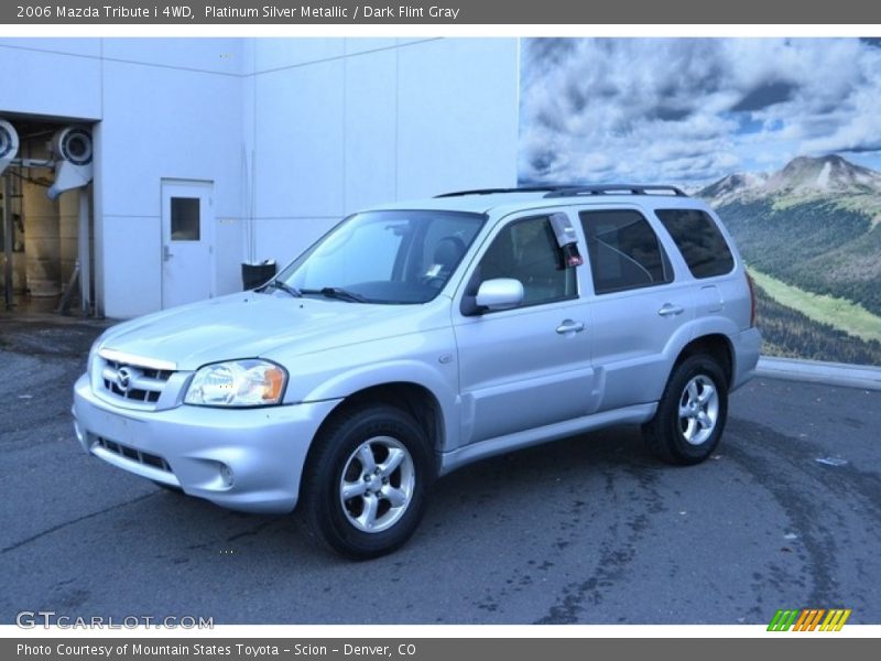 Platinum Silver Metallic / Dark Flint Gray 2006 Mazda Tribute i 4WD