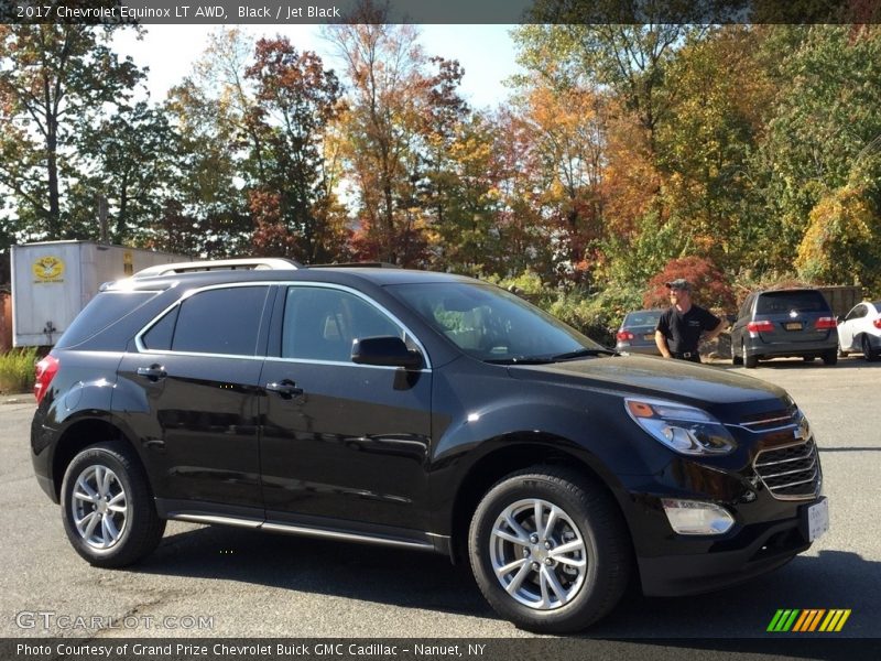 Black / Jet Black 2017 Chevrolet Equinox LT AWD