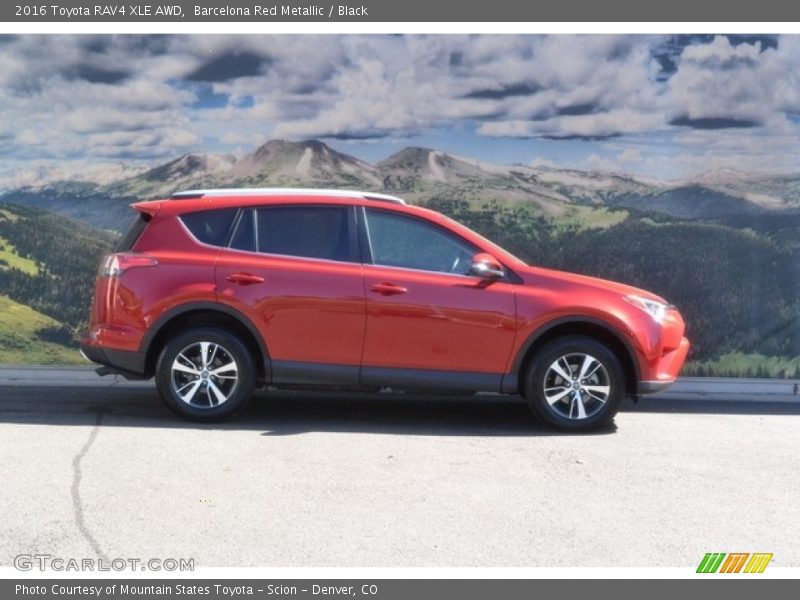 Barcelona Red Metallic / Black 2016 Toyota RAV4 XLE AWD