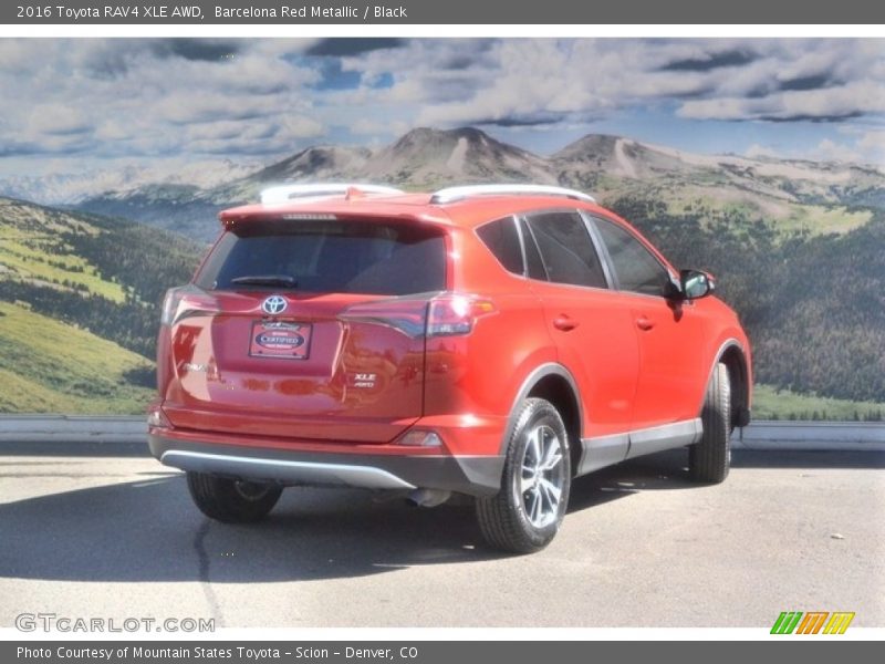 Barcelona Red Metallic / Black 2016 Toyota RAV4 XLE AWD