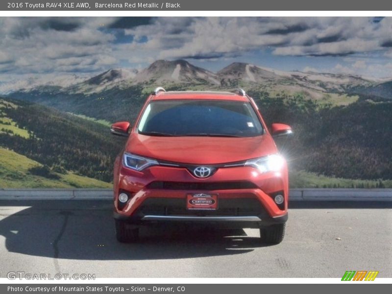Barcelona Red Metallic / Black 2016 Toyota RAV4 XLE AWD