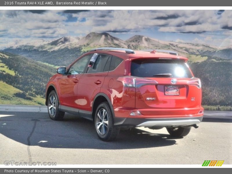 Barcelona Red Metallic / Black 2016 Toyota RAV4 XLE AWD