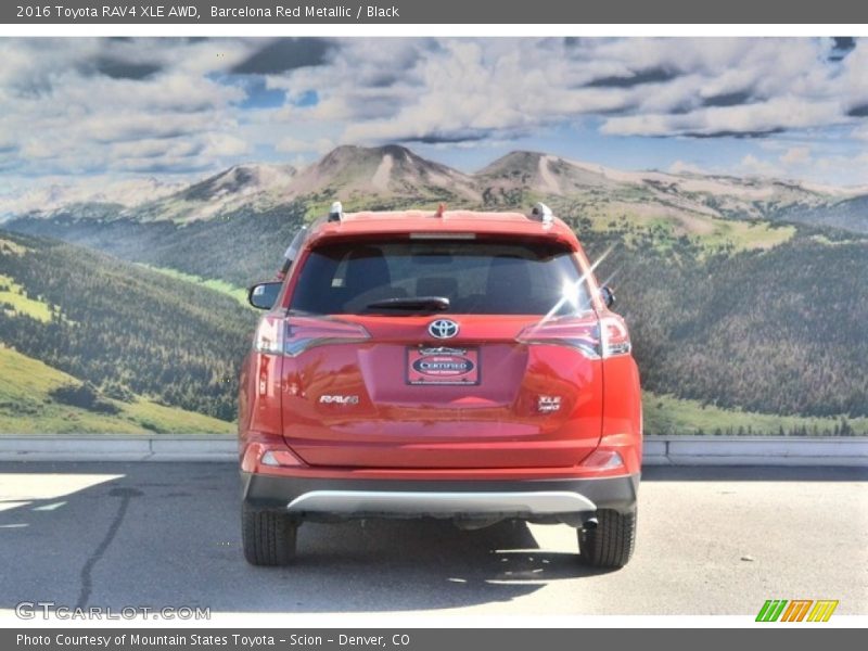 Barcelona Red Metallic / Black 2016 Toyota RAV4 XLE AWD