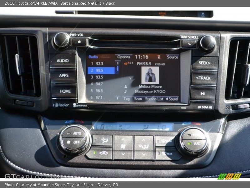 Barcelona Red Metallic / Black 2016 Toyota RAV4 XLE AWD