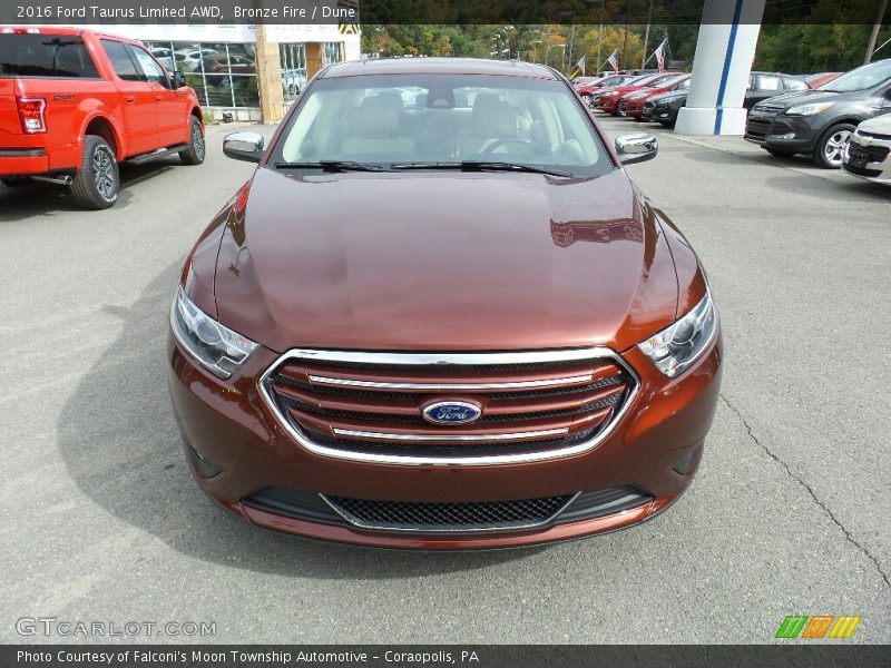 Bronze Fire / Dune 2016 Ford Taurus Limited AWD