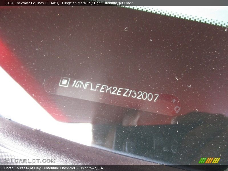 Tungsten Metallic / Light Titanium/Jet Black 2014 Chevrolet Equinox LT AWD