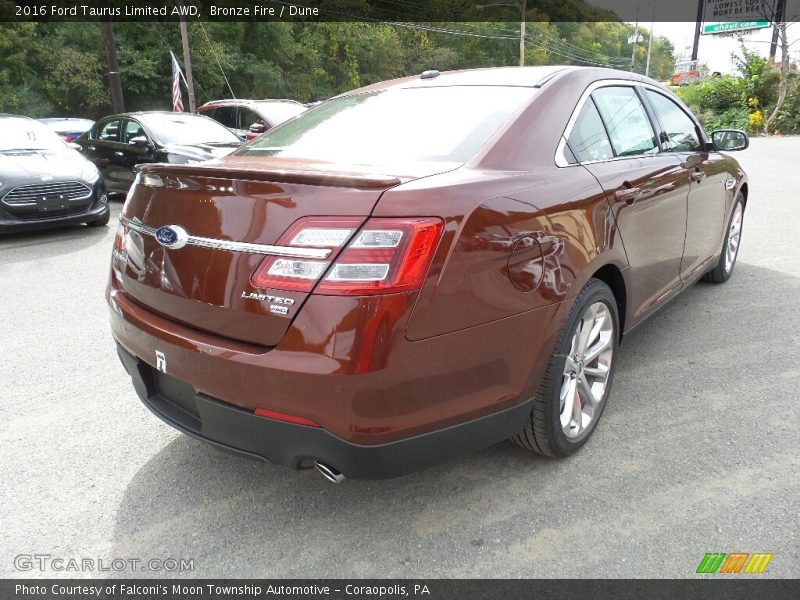 Bronze Fire / Dune 2016 Ford Taurus Limited AWD