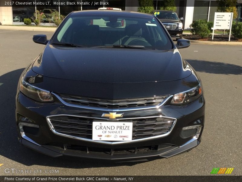 Mosaic Black Metallic / Jet Black 2017 Chevrolet Malibu LT