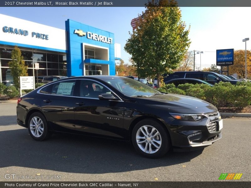 Mosaic Black Metallic / Jet Black 2017 Chevrolet Malibu LT