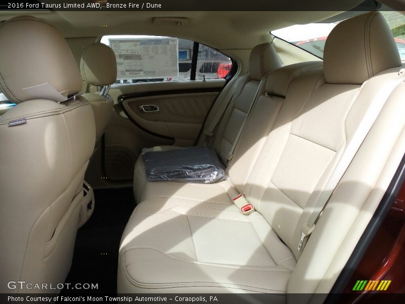 Rear Seat of 2016 Taurus Limited AWD