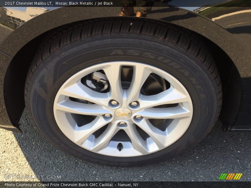 Mosaic Black Metallic / Jet Black 2017 Chevrolet Malibu LT