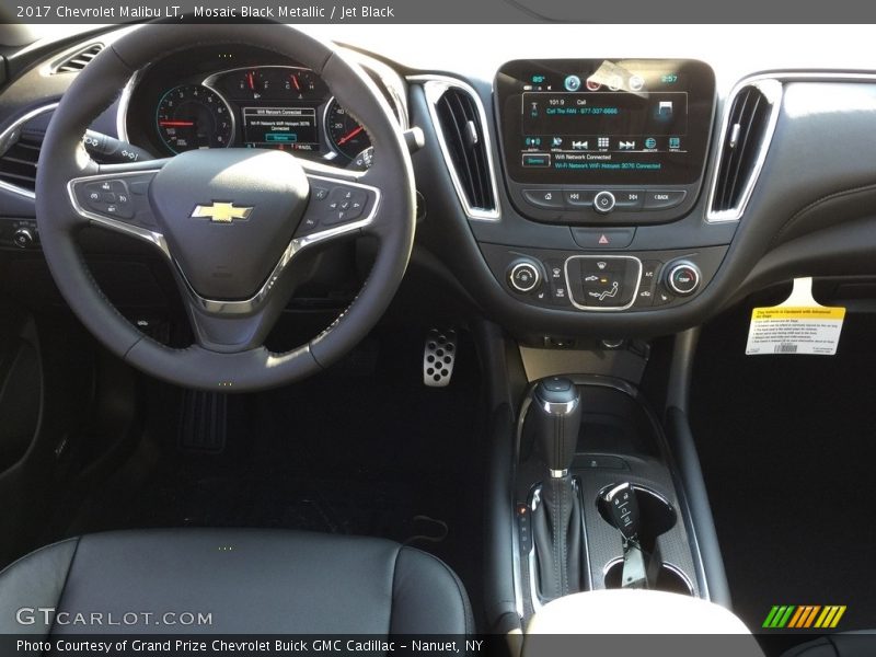 Mosaic Black Metallic / Jet Black 2017 Chevrolet Malibu LT