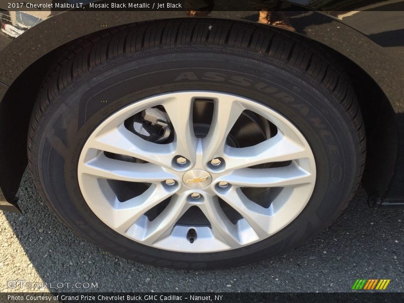 Mosaic Black Metallic / Jet Black 2017 Chevrolet Malibu LT