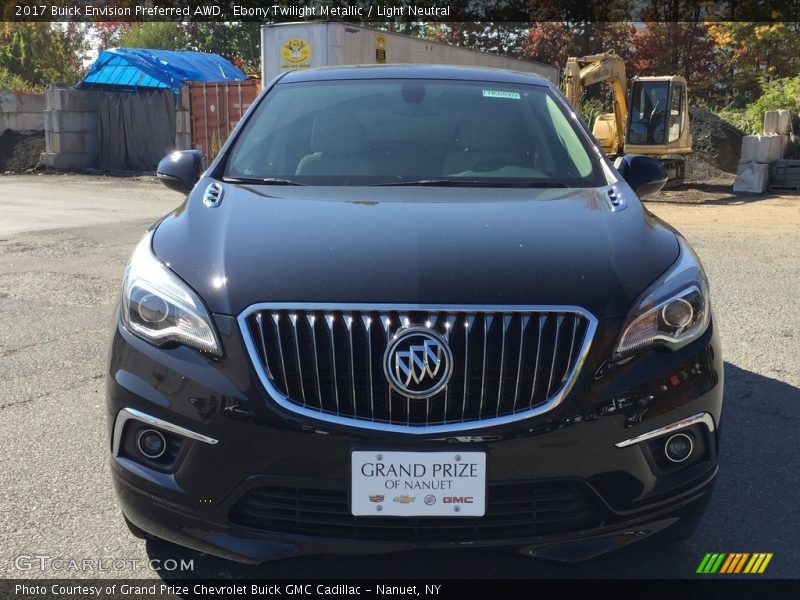 Ebony Twilight Metallic / Light Neutral 2017 Buick Envision Preferred AWD