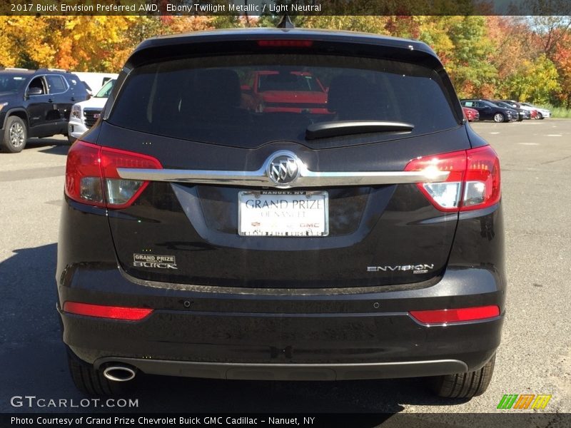 Ebony Twilight Metallic / Light Neutral 2017 Buick Envision Preferred AWD